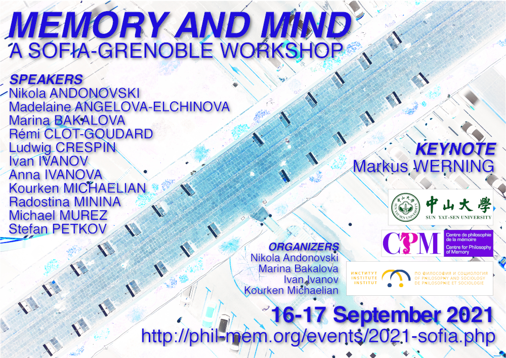 Poster for Memory and Mind: A Sofia–Grenoble Workshop